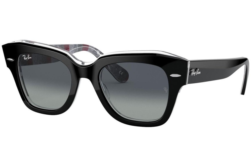 Okulary przeciwsłoneczne Ray-Ban State Street RB2186 13183A Kwadratowe Czarne