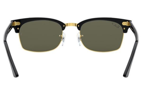 Okulary przeciwsłoneczne Ray-Ban Clubmaster Square RB3916 130358 Polarized Browline Czarne