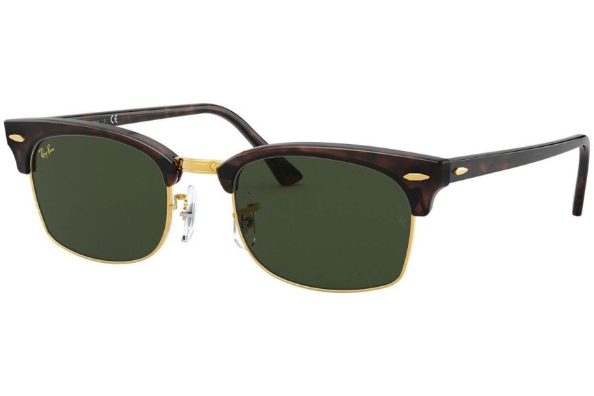 Okulary przeciwsłoneczne Ray-Ban Clubmaster Square RB3916 130431 Browline Havana
