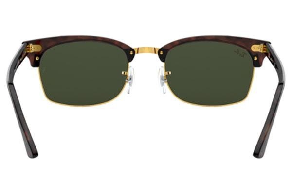 Okulary przeciwsłoneczne Ray-Ban Clubmaster Square RB3916 130431 Browline Havana