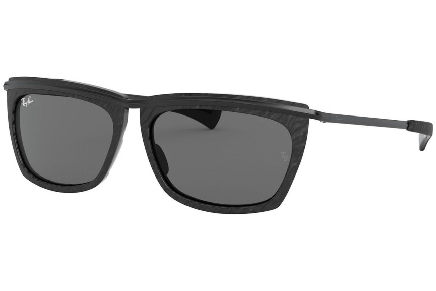 Okulary przeciwsłoneczne Ray-Ban Olympian II RB2419 1305B1 Kwadratowe Czarne