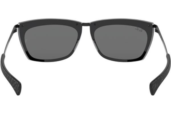 Okulary przeciwsłoneczne Ray-Ban Olympian II RB2419 1305B1 Kwadratowe Czarne