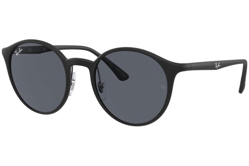 Okulary przeciwsłoneczne Ray-Ban RB4336 601SR5 Okrągłe Czarne