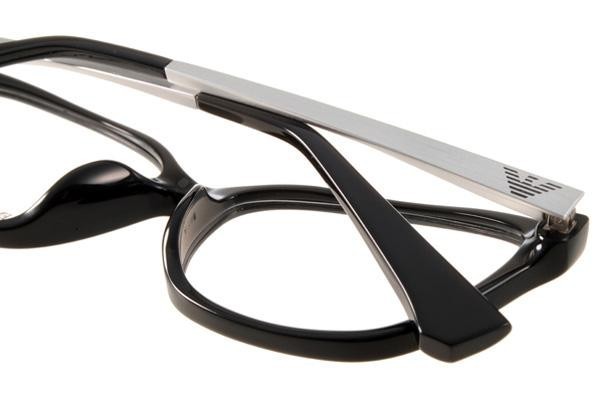 Okulary korekcyjne Emporio Armani EA3026 5017 Kwadratowe Czarne