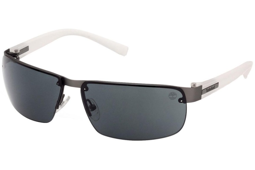 Okulary przeciwsłoneczne Timberland TB9236 09D Prostokątne Szare