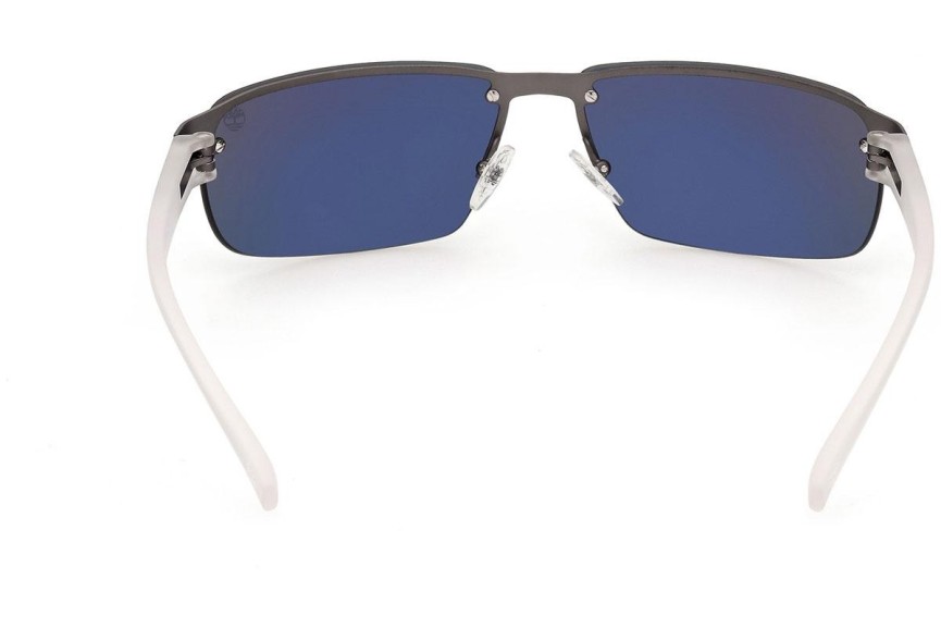 Okulary przeciwsłoneczne Timberland TB9236 09D Prostokątne Szare