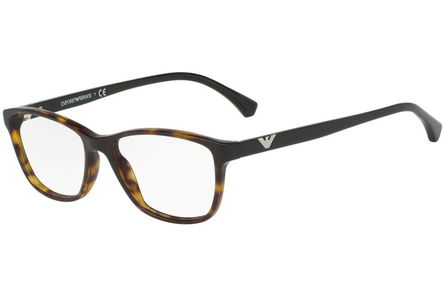 Okulary korekcyjne Emporio Armani EA3099 5026 Kwadratowe Havana