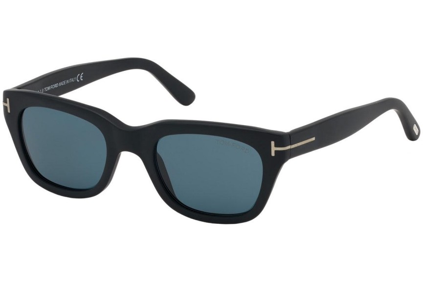 Okulary przeciwsłoneczne Tom Ford Snowdon FT0237 05V Kwadratowe Czarne