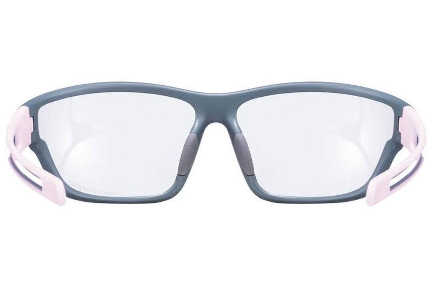 Okulary przeciwsłoneczne uvex sportstyle 806 v Grey / Rose S1-S3 Prostokątne Szare