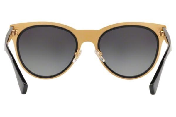 Okulary przeciwsłoneczne Versace Medusa Charm VE2198 1002T3 Polarized Kocie oczy Czarne
