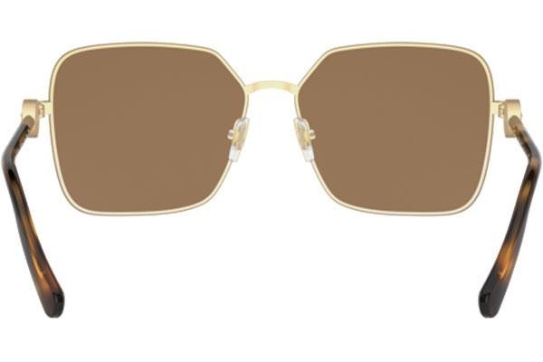 Okulary przeciwsłoneczne Versace VE2227 14105A Kwadratowe Złote