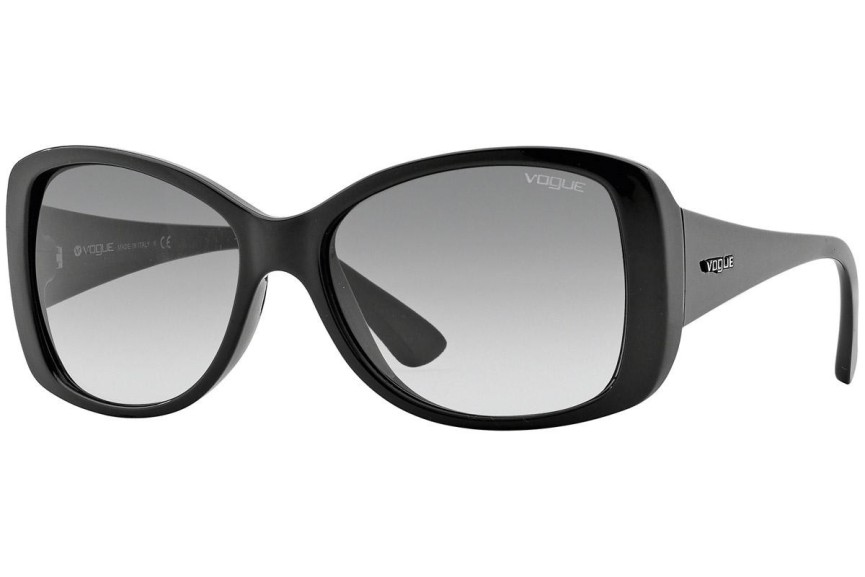 Okulary przeciwsłoneczne Vogue Eyewear Light and Shine Collection VO2843S W44/11 Oversize Czarne