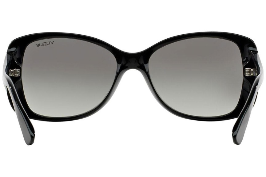 Okulary przeciwsłoneczne Vogue Eyewear Light and Shine Collection VO2843S W44/11 Oversize Czarne