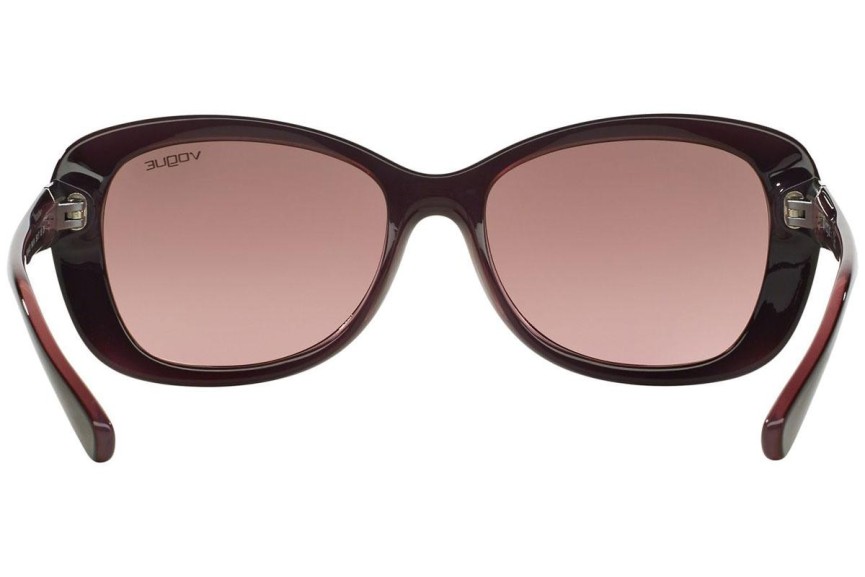 Okulary przeciwsłoneczne Vogue Eyewear VO2943SB 194114 Oversize Brązowe