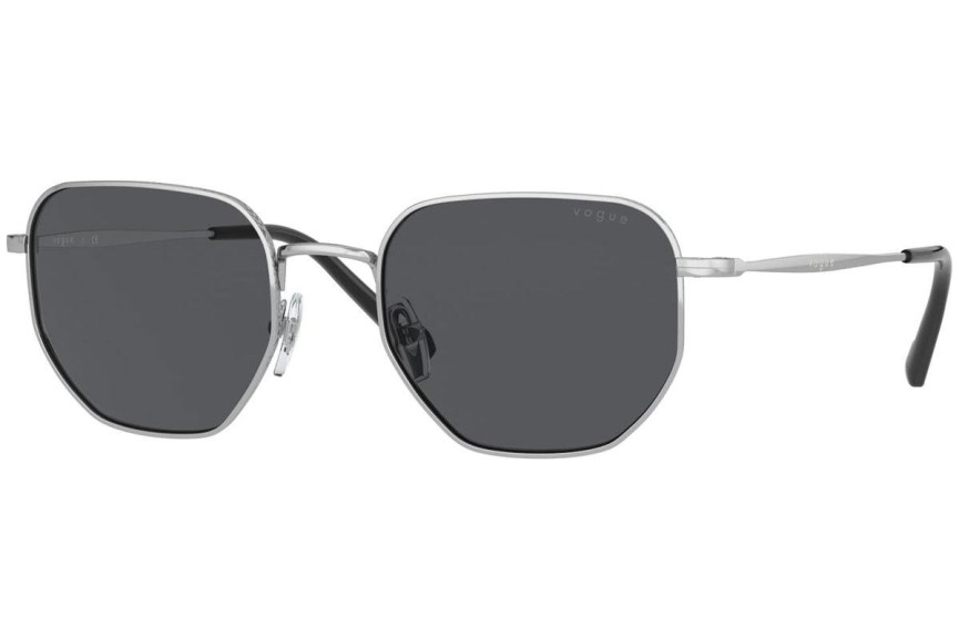Okulary przeciwsłoneczne Vogue Eyewear VO4186S 323/87 Kwadratowe Srebrne