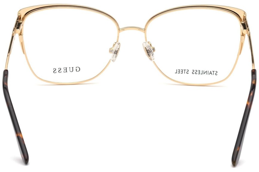 Okulary korekcyjne Guess GU2814 049 Kwadratowe Złote