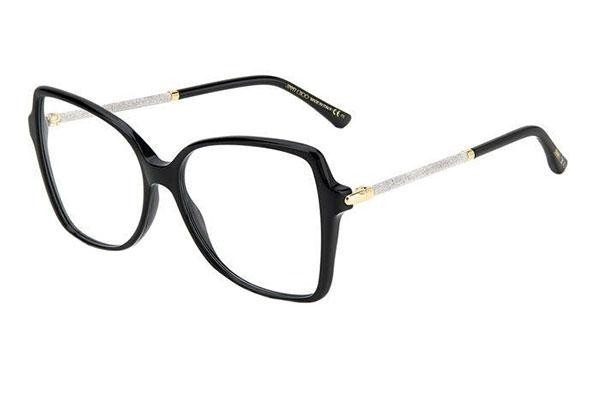 Okulary korekcyjne Jimmy Choo JC321 807 Kwadratowe Czarne