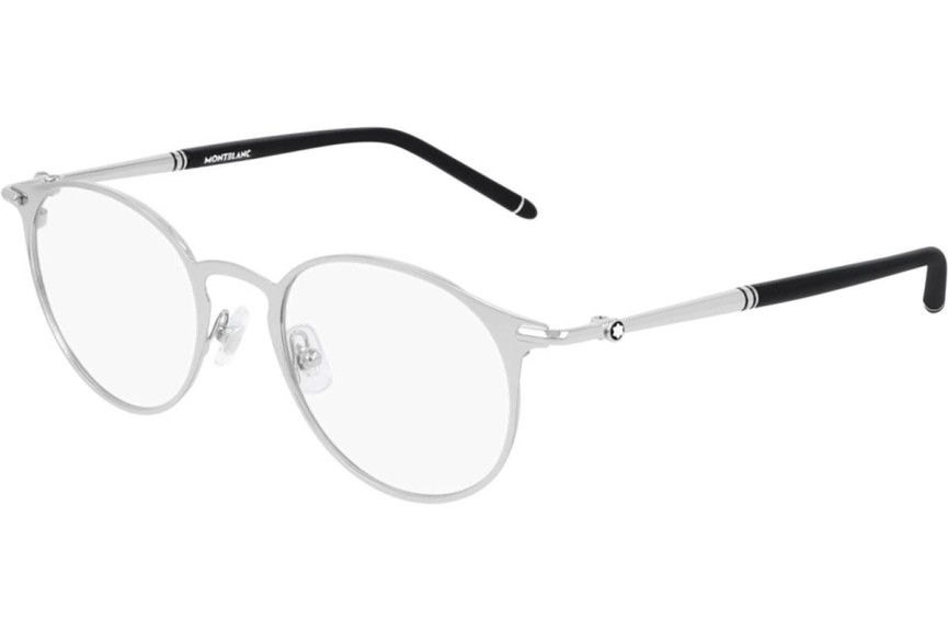 Okulary korekcyjne Mont Blanc MB0070O 002 Okrągłe Srebrne