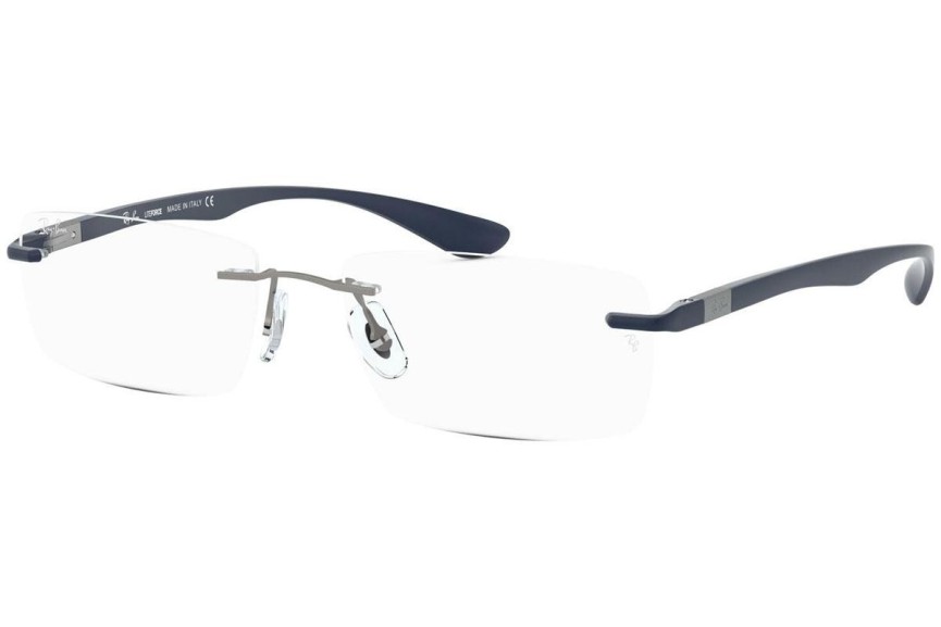 Okulary korekcyjne Ray-Ban RX8724 1217 Prostokątne Srebrne