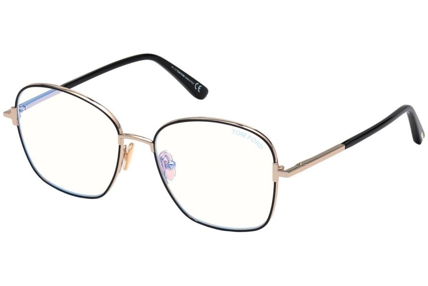 Okulary korekcyjne Tom Ford FT5685-B 001 Kwadratowe Czarne