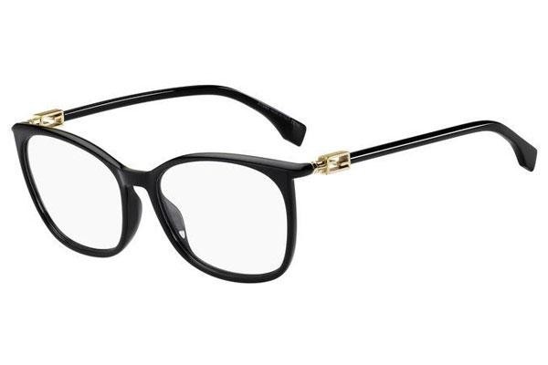 Okulary korekcyjne Fendi FF0461/G 807 Kwadratowe Czarne