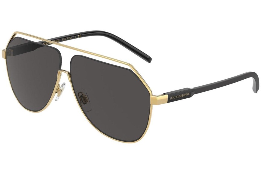 Okulary przeciwsłoneczne Dolce & Gabbana DG2266 02/87 Pilotki (Aviator) Złote
