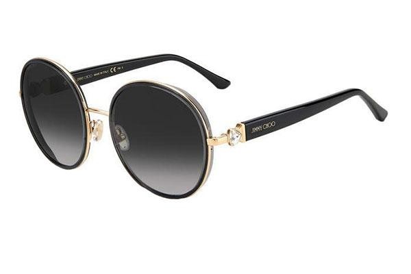 Okulary przeciwsłoneczne Jimmy Choo PAM/S 2F7/9O Okrągłe Złote