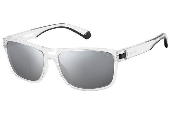 Okulary przeciwsłoneczne Polaroid PLD2121/S MNG/EX Polarized Prostokątne Przezroczyste