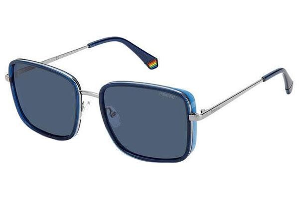 Okulary przeciwsłoneczne Polaroid PLD6149/S/X PJP/C3 Polarized Prostokątne Niebieskie
