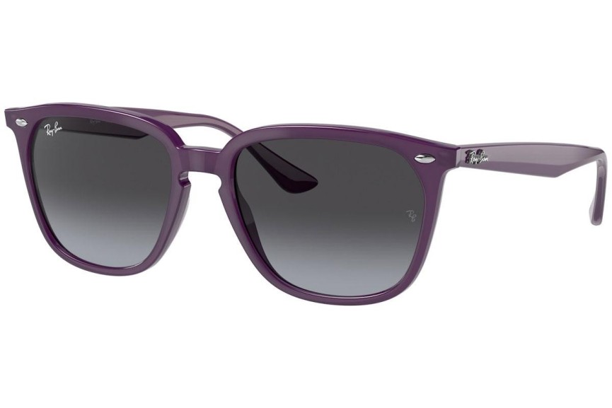 Okulary przeciwsłoneczne Ray-Ban RB4362 65718G Kwadratowe Fioletowe