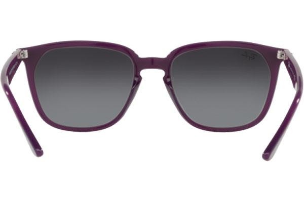 Okulary przeciwsłoneczne Ray-Ban RB4362 65718G Kwadratowe Fioletowe
