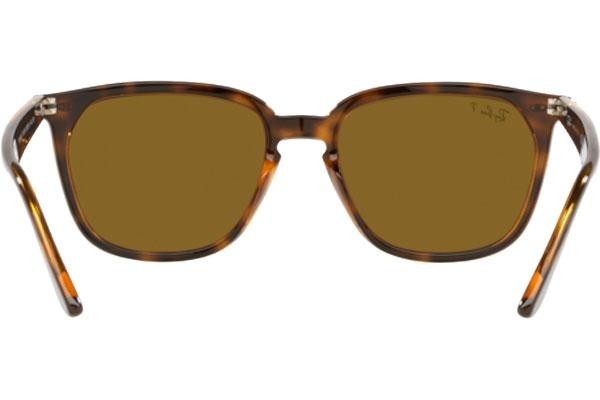 Слънчеви очила Ray-Ban RB4362 710/83 Polarized Квадратни Хавана