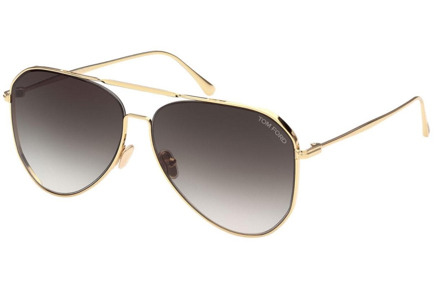 Okulary przeciwsłoneczne Tom Ford FT0853 30B Pilotki (Aviator) Złote