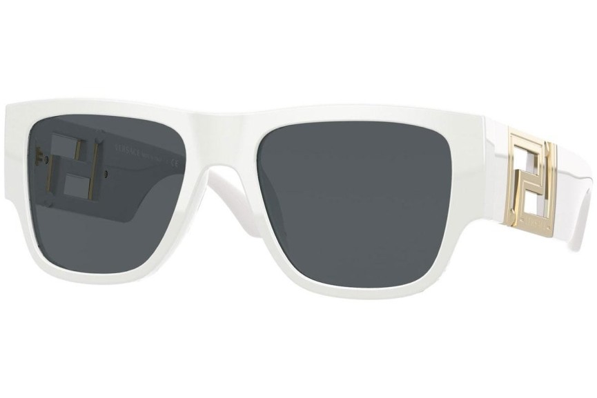 Okulary przeciwsłoneczne Versace Greca VE4403 314/87 Kwadratowe Białe
