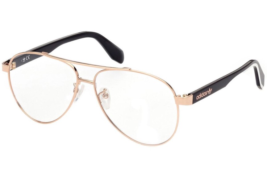Okulary korekcyjne Adidas Originals OR5023 028 Pilotki (Aviator) Złote