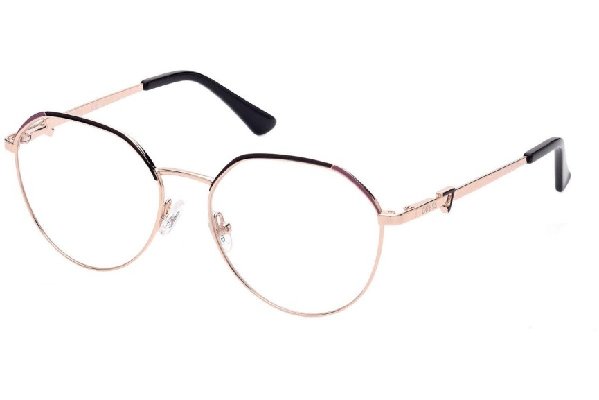 Okulary korekcyjne Guess GU2866 005 Okrągłe Złote