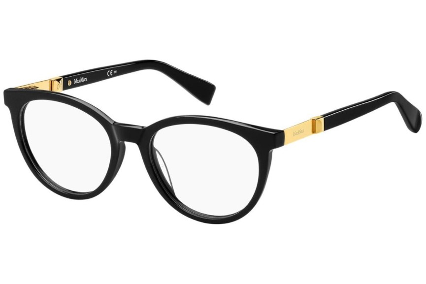 szemüvegeinket Max Mara MM1307 807 Kerek Fekete