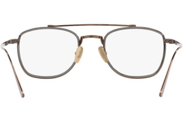 Okulary korekcyjne Persol PO5005VT 8007 Kwadratowe Brązowe