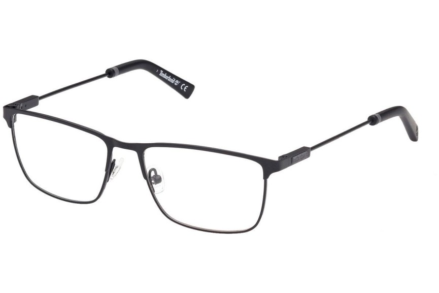 Okulary korekcyjne Timberland TB1736 002 Prostokątne Czarne