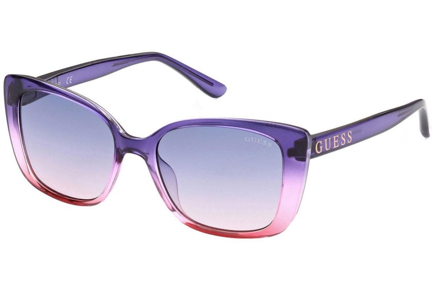 Okulary przeciwsłoneczne Guess GU9208 83Z Kwadratowe Fioletowe