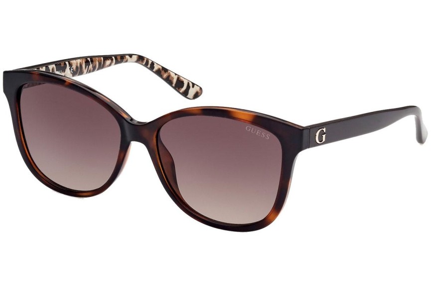Okulary przeciwsłoneczne Guess GU7828 52F Kwadratowe Havana