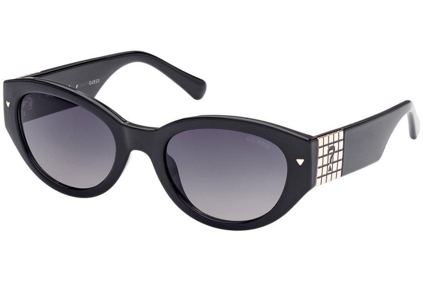 Okulary przeciwsłoneczne Guess GU8241 01B Owalne Czarne