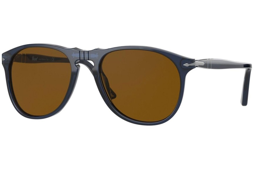 Okulary przeciwsłoneczne Persol PO9649S 114133 Pilotki (Aviator) Niebieskie