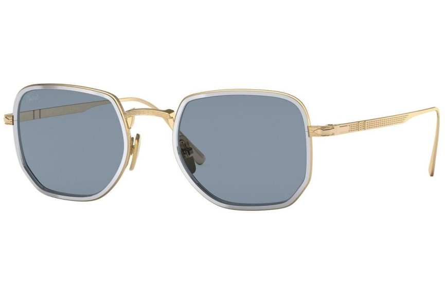 Okulary przeciwsłoneczne Persol PO5006ST 800556 Kwadratowe Złote