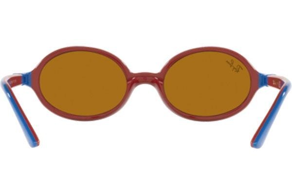 Okulary przeciwsłoneczne Ray-Ban Junior RJ9145S 7084/3 Owalne Niebieskie