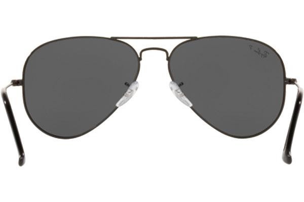 Слънчеви очила Ray-Ban Aviator RB3025 002/48 Polarized Пилотни Черна