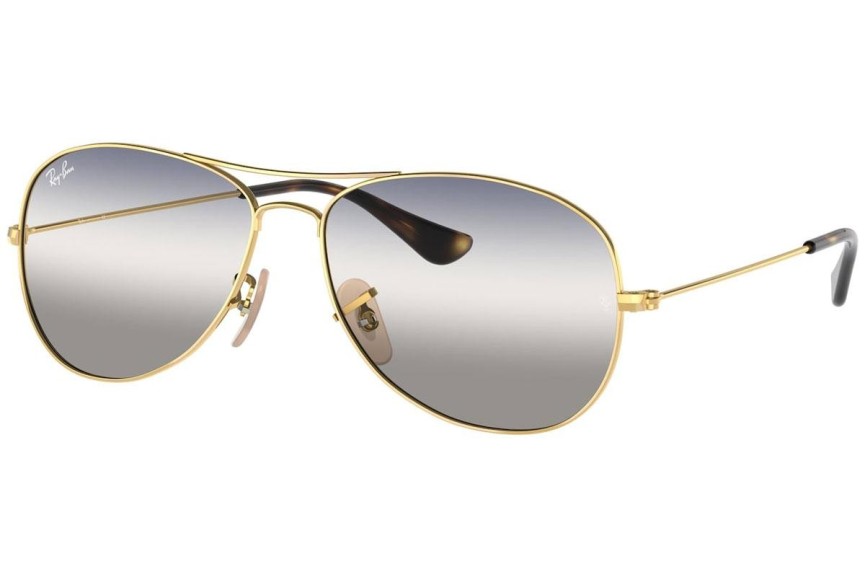 Okulary przeciwsłoneczne Ray-Ban Cockpit RB3362 001/GF Pilotki (Aviator) Złote