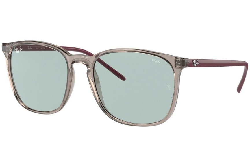 Okulary przeciwsłoneczne Ray-Ban RB4387 6572Q5 Kwadratowe Szare