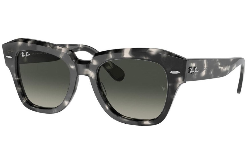 Ochelari de soare Ray-Ban State Street RB2186 133371 Pătrați Gri