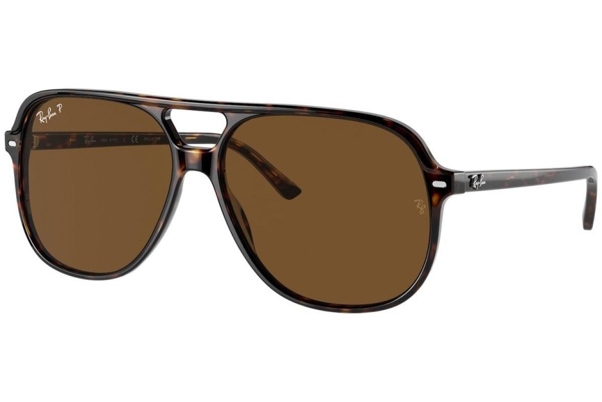 Слънчеви очила Ray-Ban Bill RB2198 902/57 Polarized Квадратни Хавана